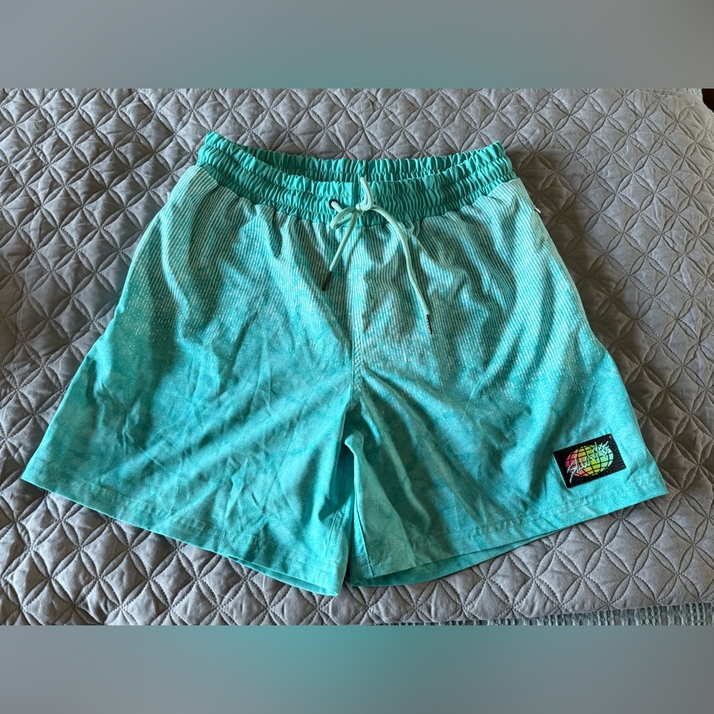 Men's Slunks Aqua Shorts